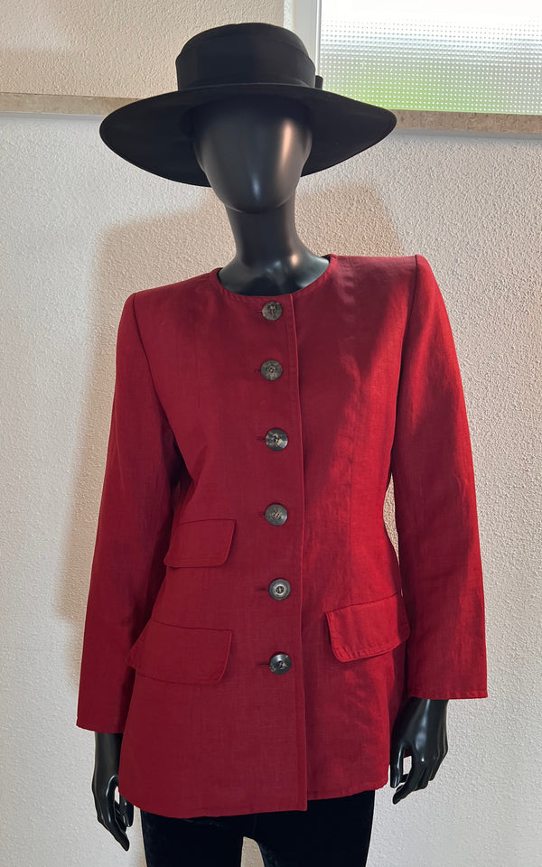 Vintage Yves Saint Laurent Linnen Blazer