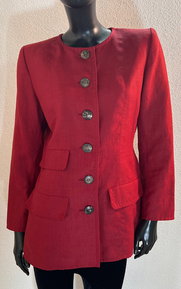 Vintage Yves Saint Laurent Linnen Blazer