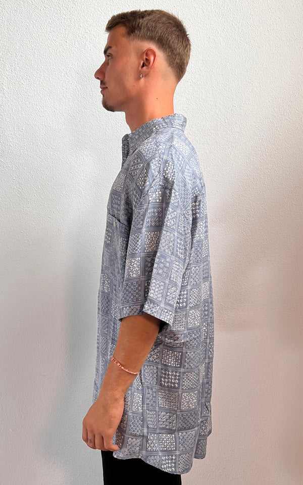 Vintage MENS 90s Silk Shirt