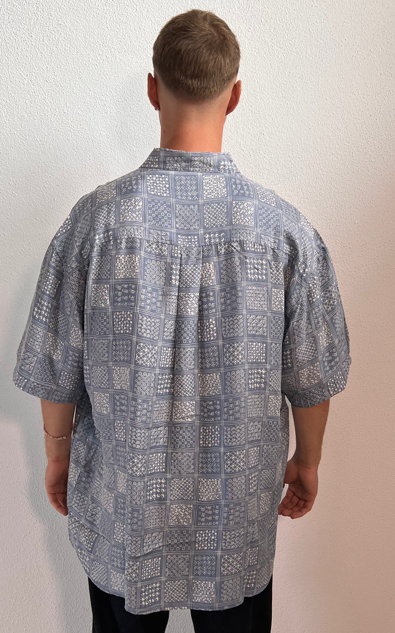 Vintage MENS 90s Silk Shirt