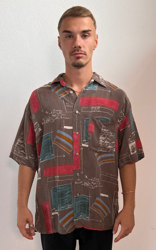 Vintage MENS Silk Shirt