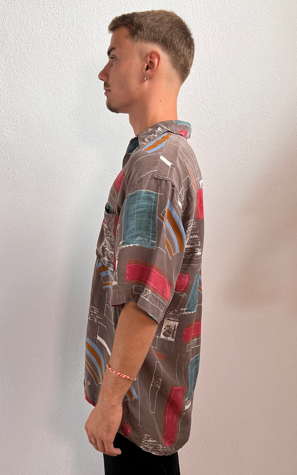 Vintage MENS Silk Shirt