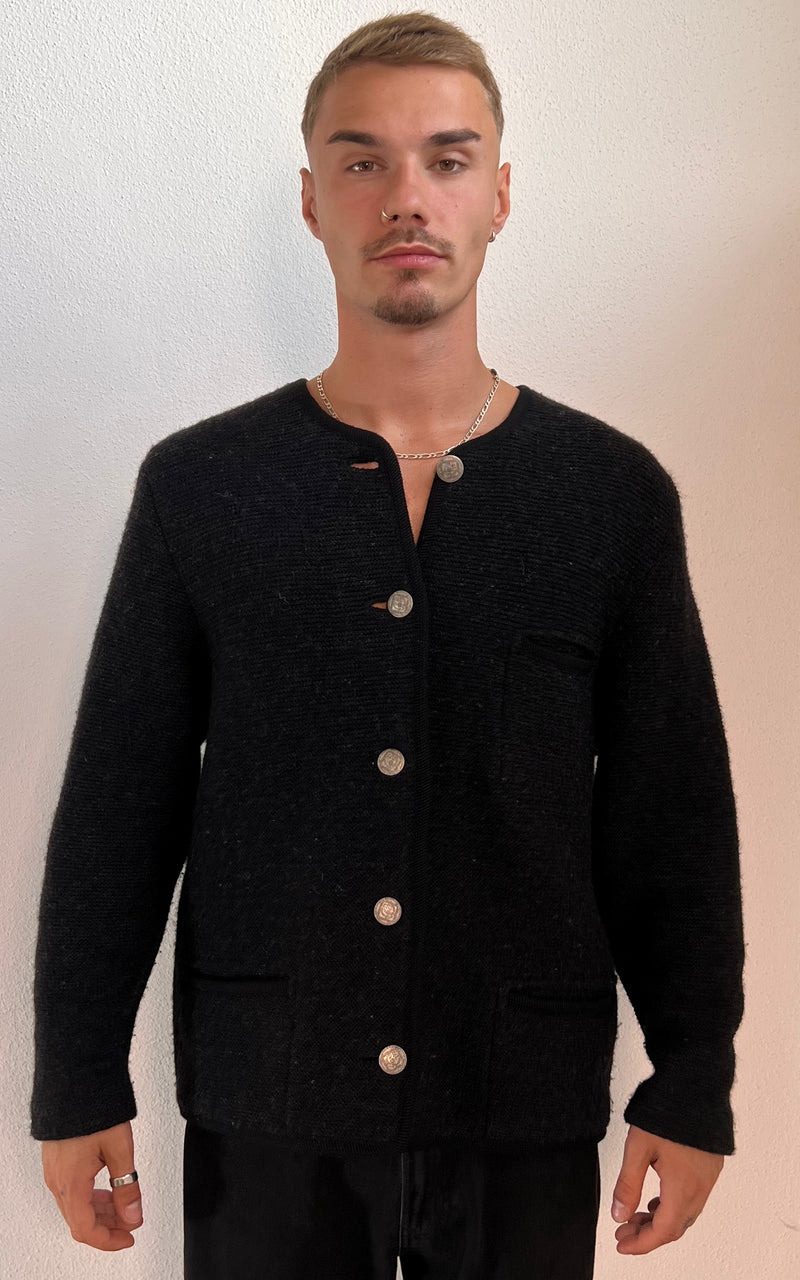 Vintage MENS Traditionell Bavarian Knit Cardigan