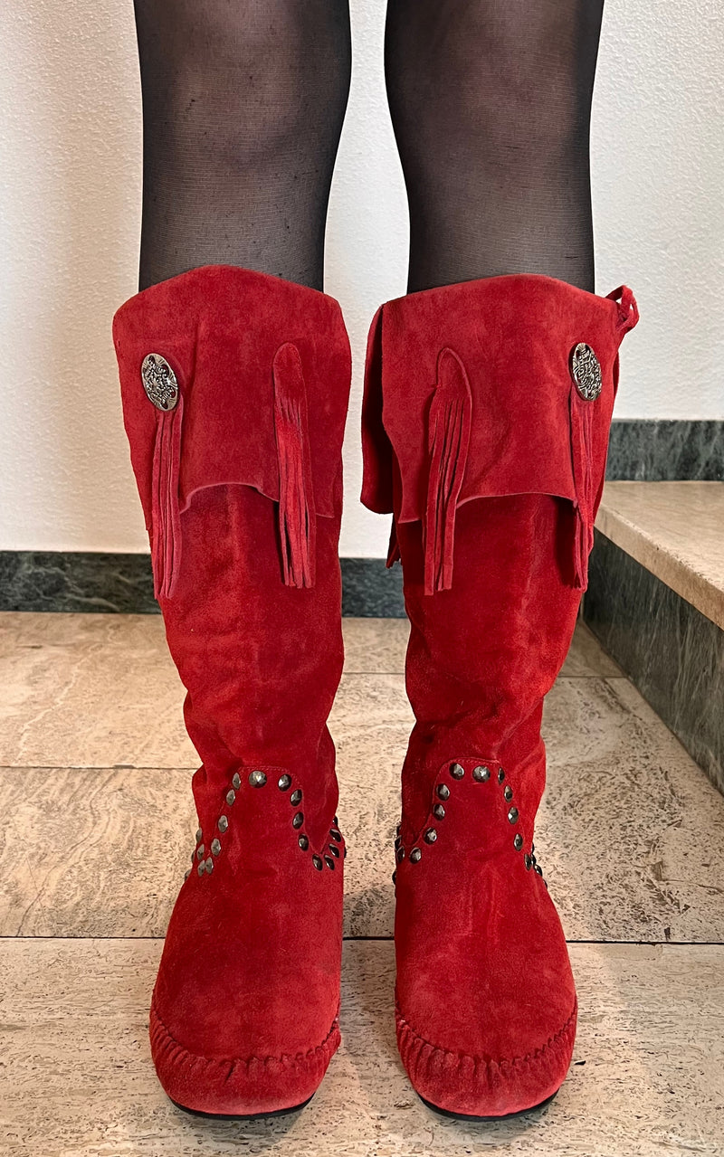 Vintage Buffalo Slouch Boots 41