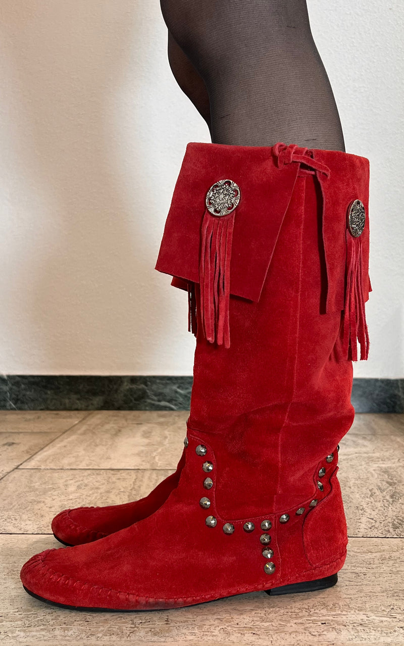 Vintage Buffalo Slouch Boots 41