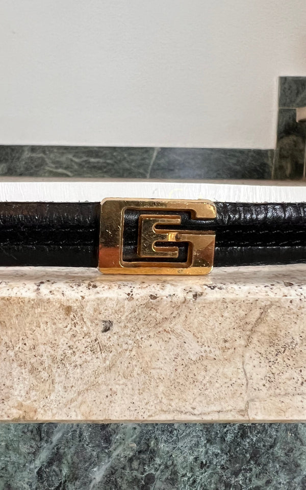 Vintage 70s Goutille Paris Slim Belt