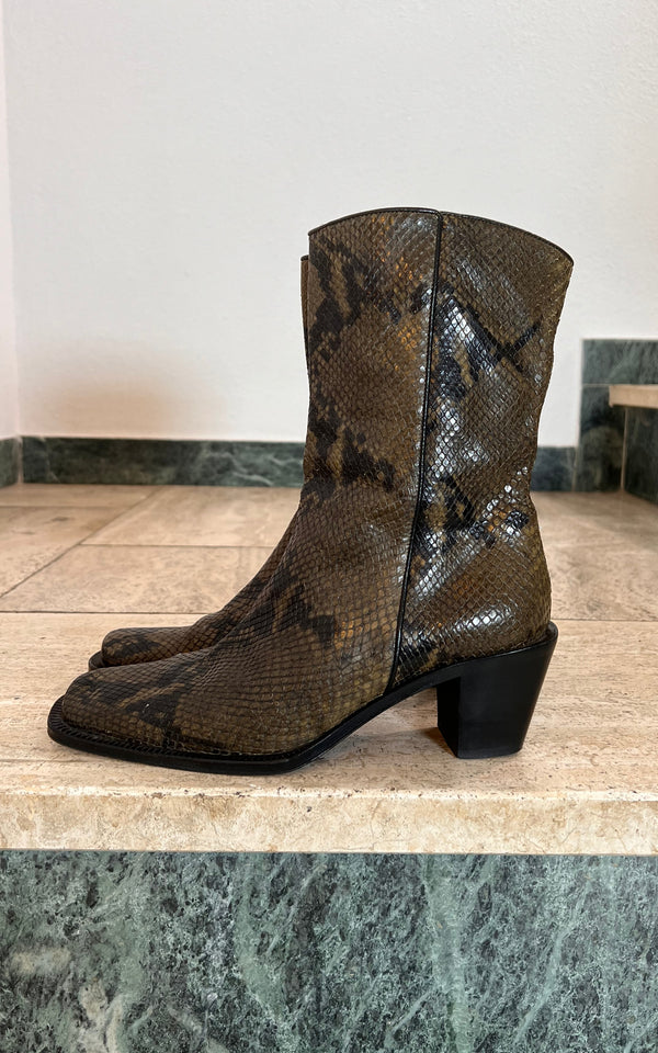 Vintage 90s Snake Boots 37,5