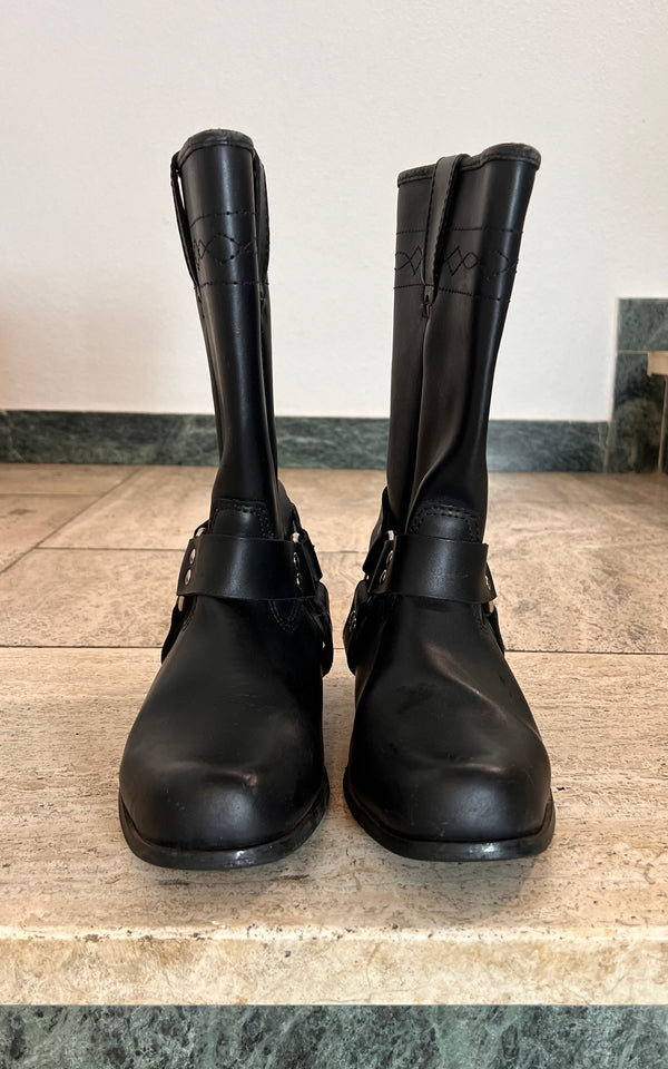 Vintage Biker Boots 38