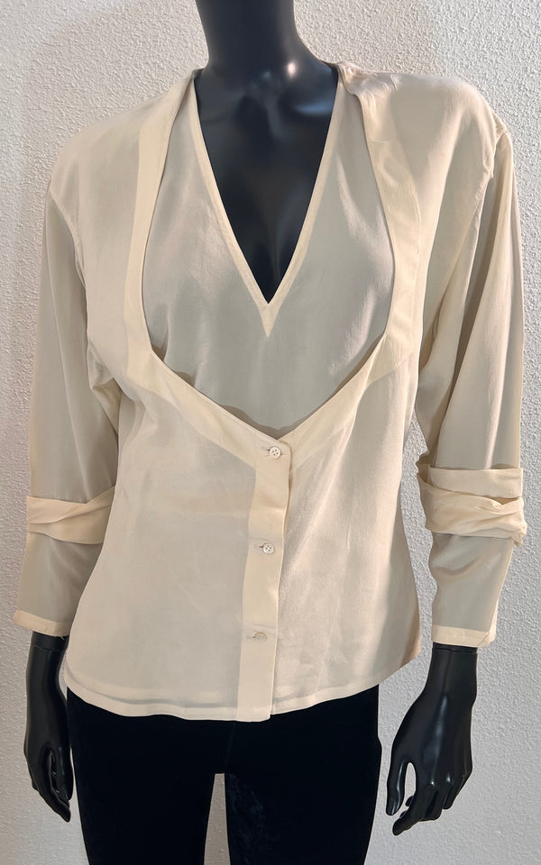 Vintage Gianni Versace Silk Blouse