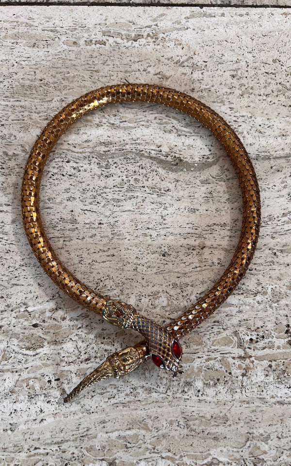 Vintage Snake Necklace