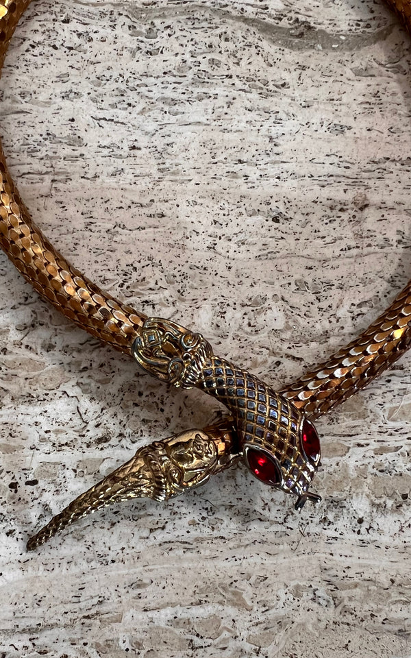 Vintage Snake Necklace