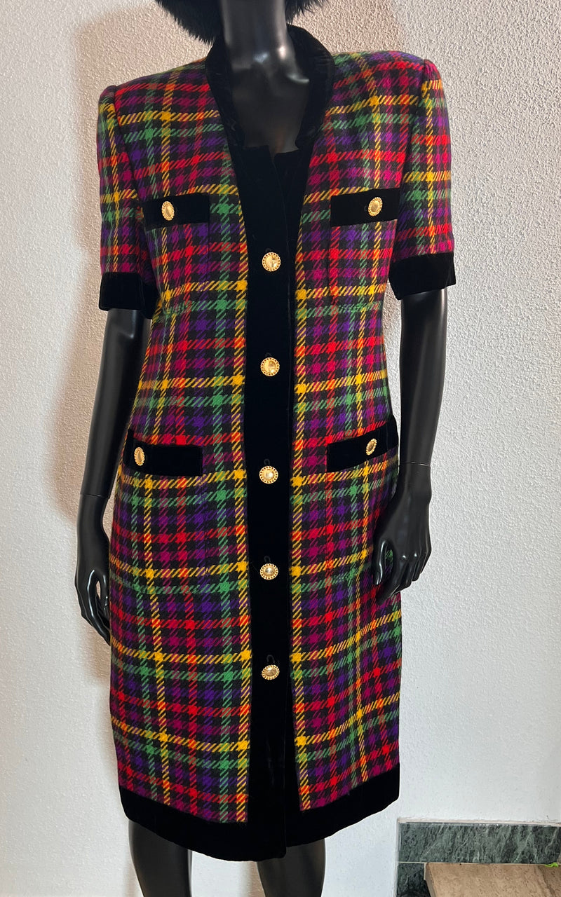 Vintage 90s Wool Dress