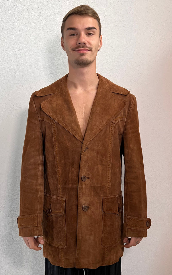 Vintage MENS 70s Suede Jacket