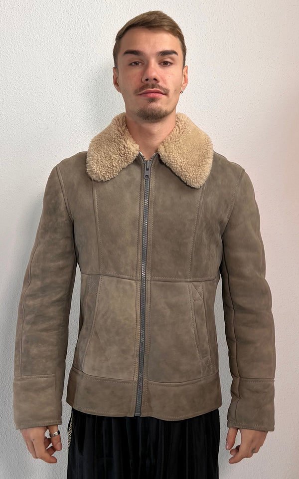 Vintage MENS 70s Shearling Jacket