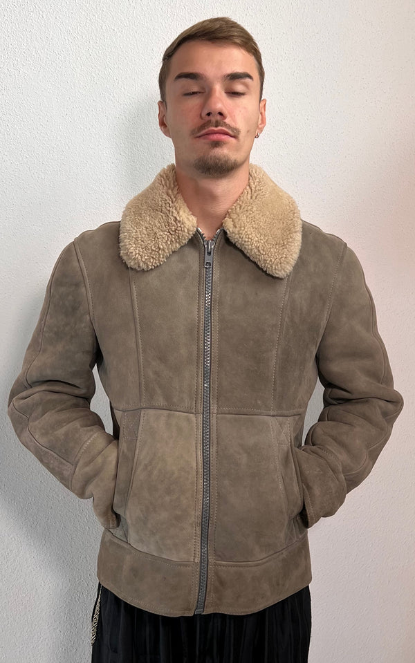 Vintage MENS 70s Shearling Jacket