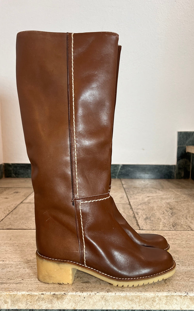 Vintage 70s Winter Boots 38