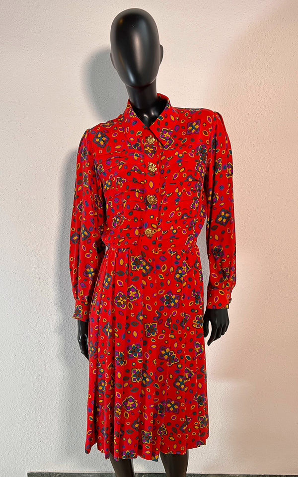 Vintage Yves Saint Laurent Silk Dress