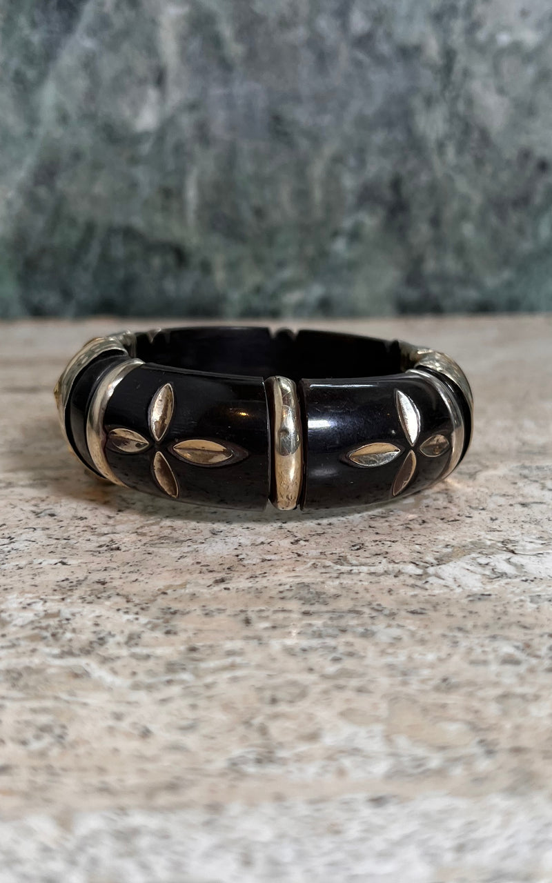 Vintage 70s Indian Horn Bangle