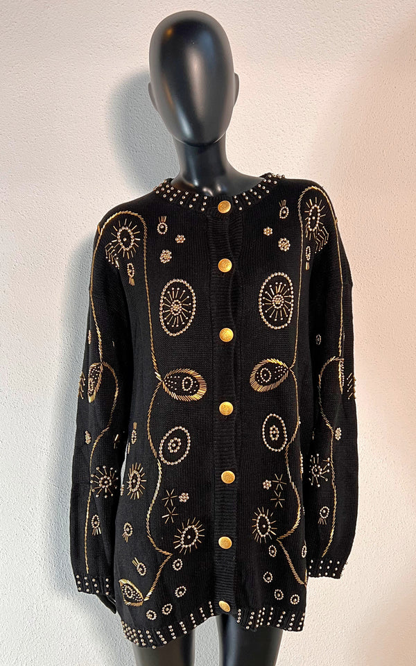 Vintage 90s Sequins Cardigan