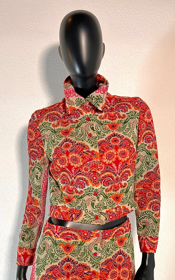 Vintage 60s Tapestry Betty Barclay Costume