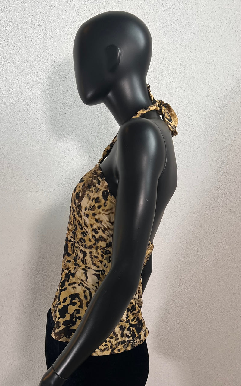 Vintage Y2K Leo Neckholder Top