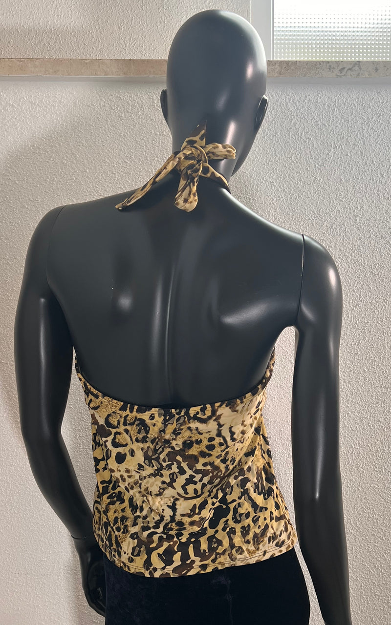 Vintage Y2K Leo Neckholder Top