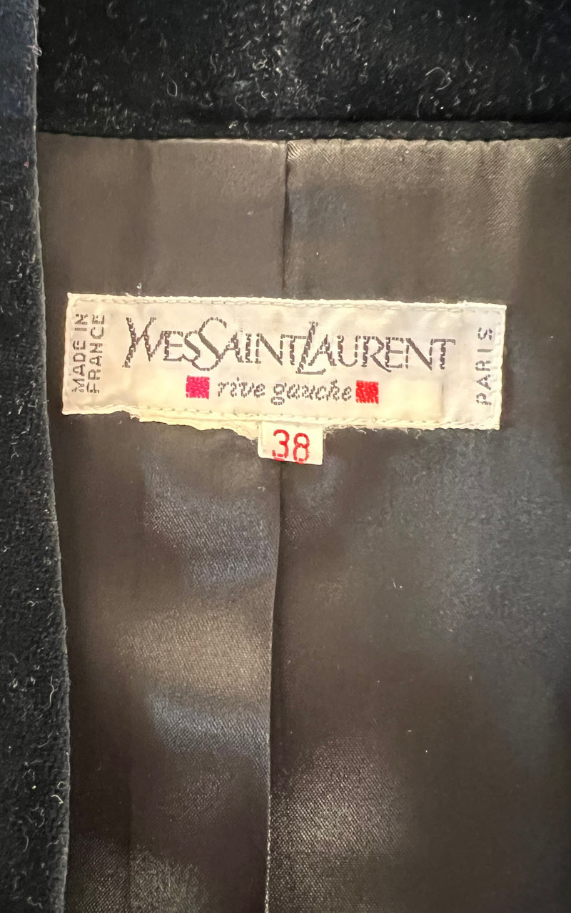 Vintage Yves Saint Laurent Bouclé Blazer