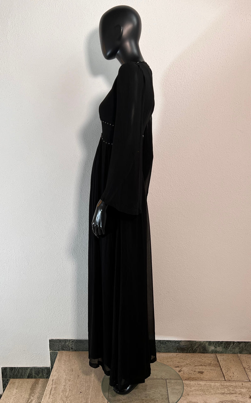 Vintage 70s Silk Evening Dress