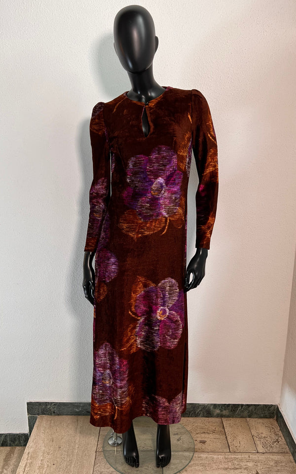 Vintage 60s Velvet Dress