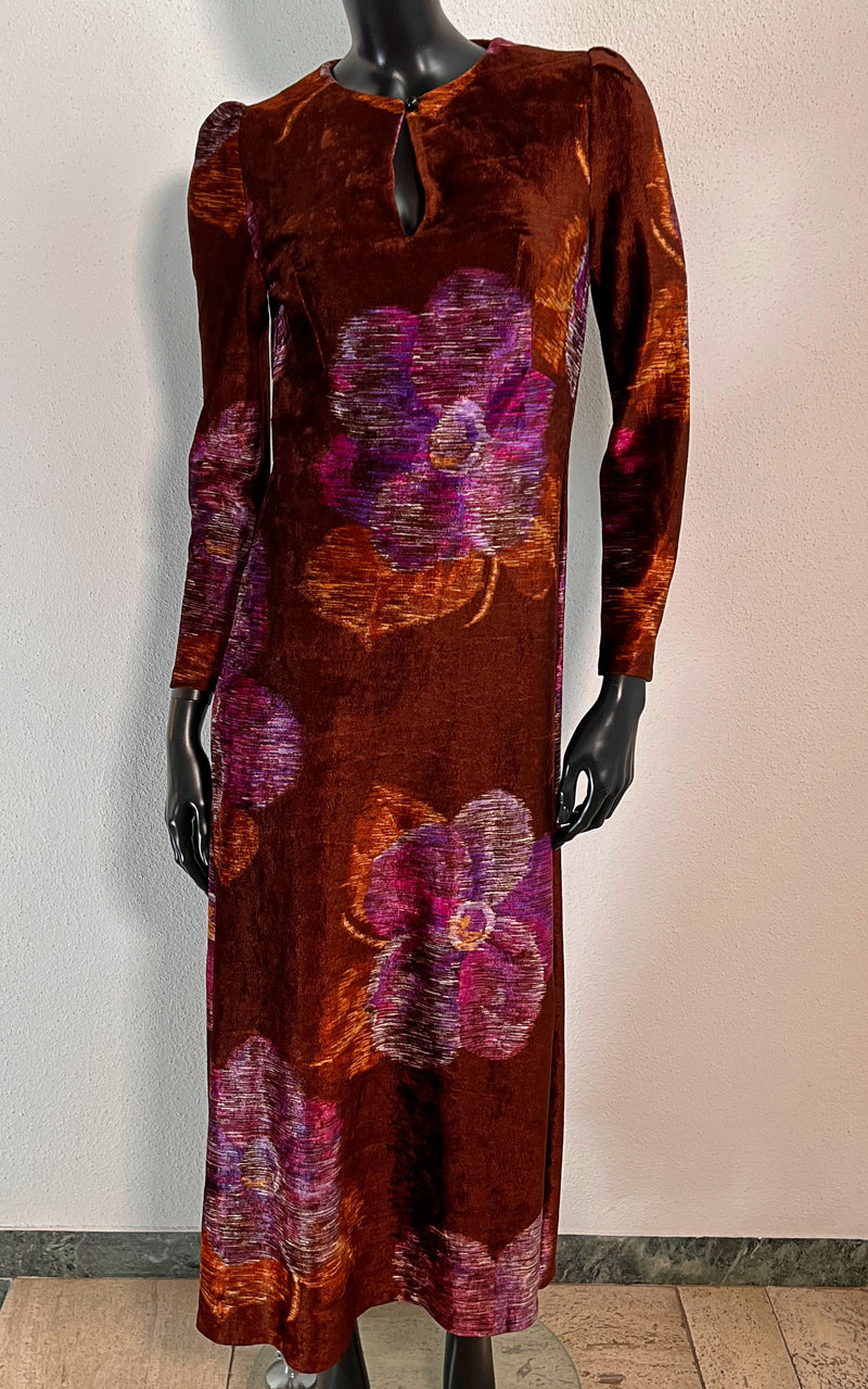 Vintage 60s Velvet Dress