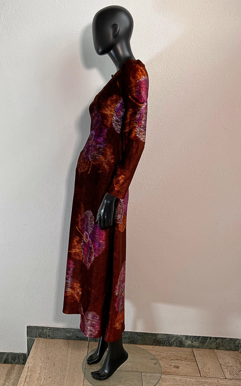 Vintage 60s Velvet Dress