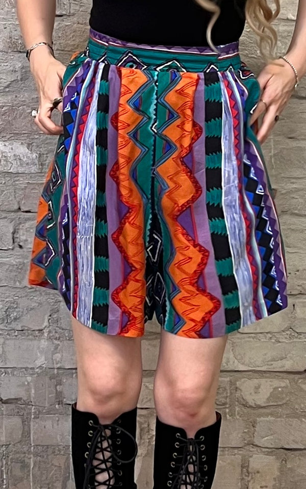 Vintage 90s Silk Shorts