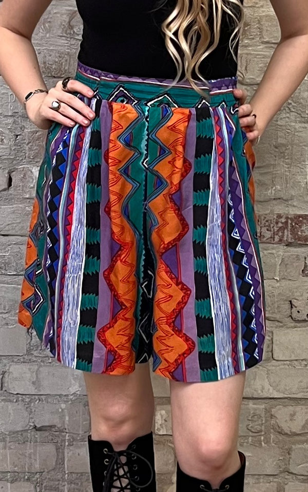 Vintage 90s Silk Shorts