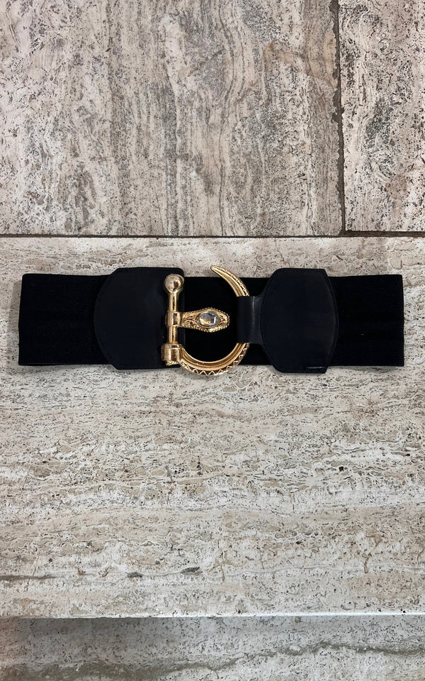 Vintage 90s Snake Stretch Belt