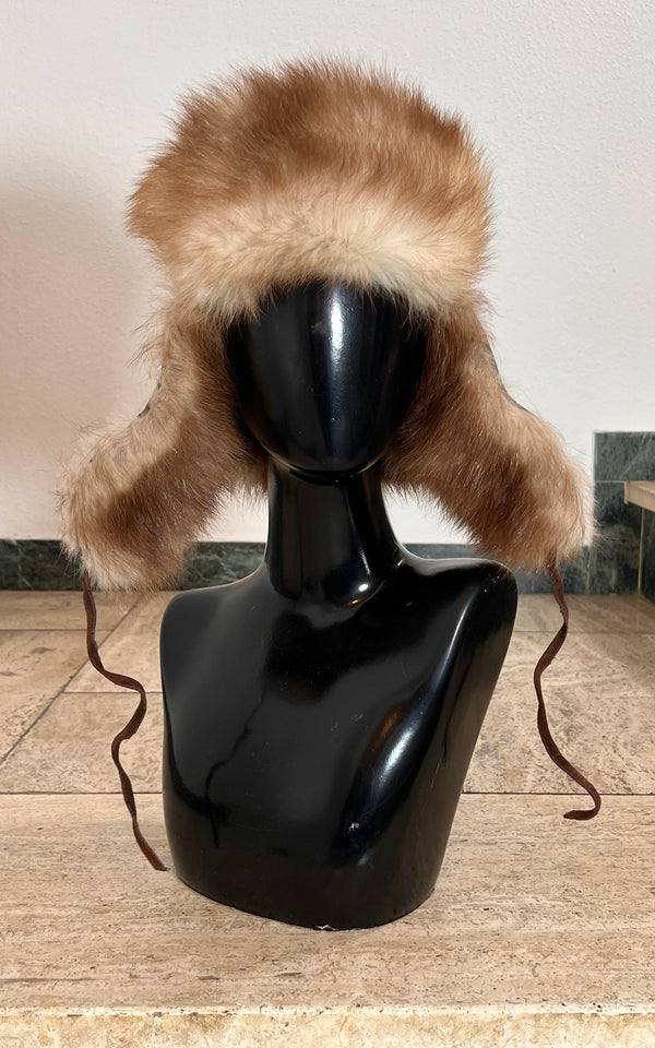 Vintage Chapka Shearling Hat