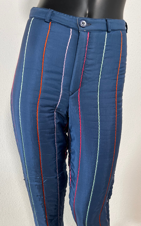 Vintage Zeppelin Puffy Silk Pants