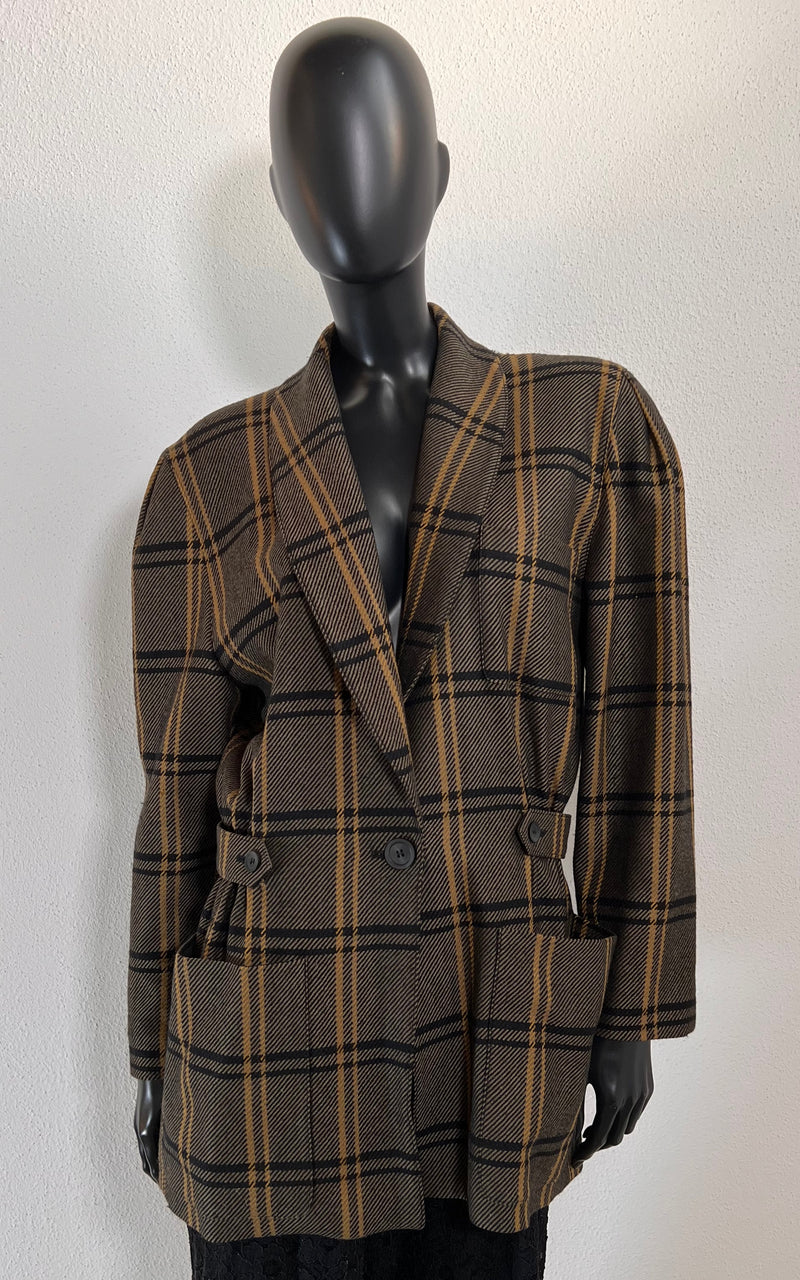 Vintage Escada Tartan Blazer