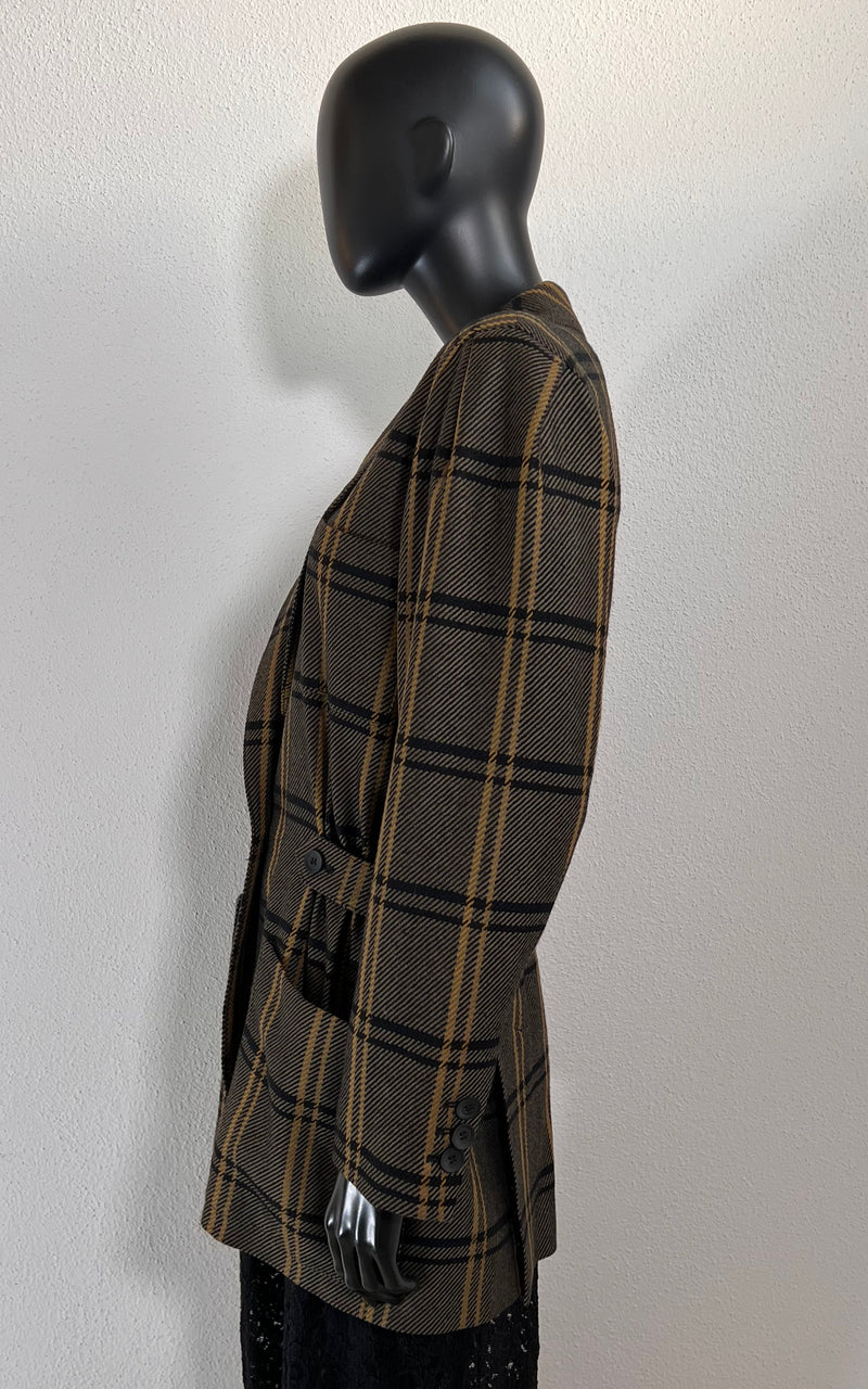 Vintage Escada Tartan Blazer