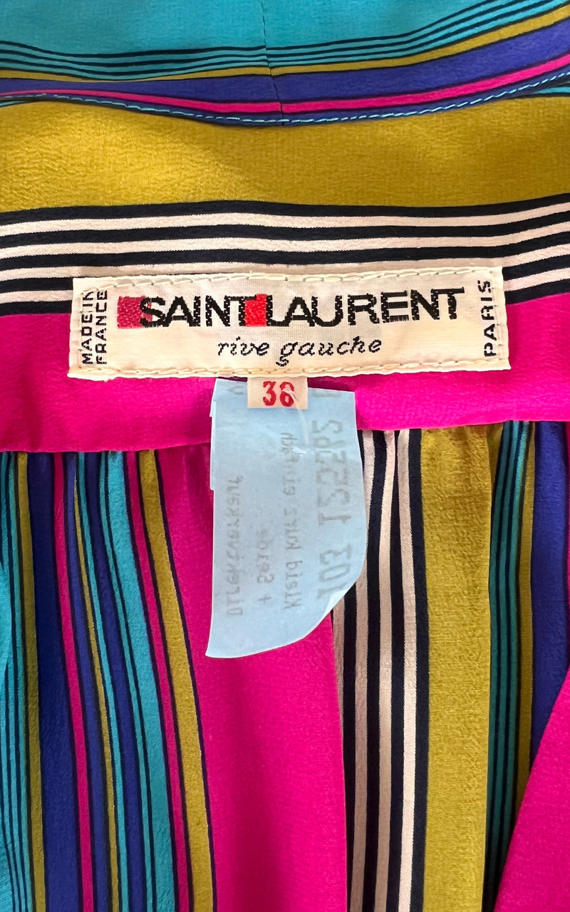 Vintage 1983 Yves Saint Laurent Silk Dress