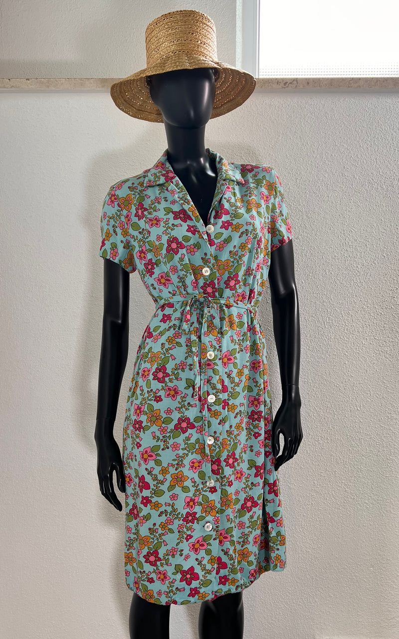 Vintage 60s Flower Dress