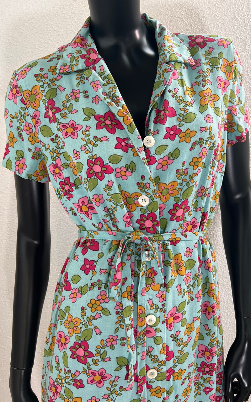 Vintage 60s Flower Dress