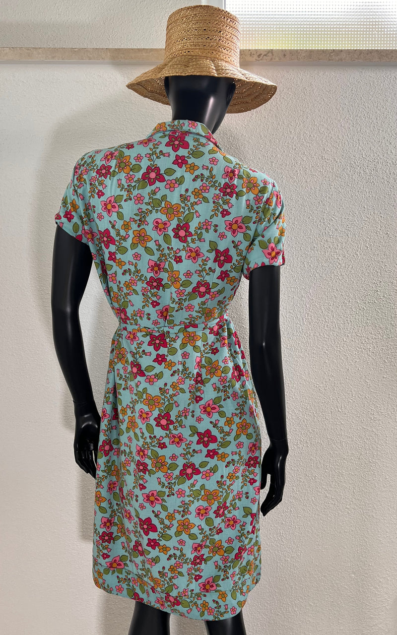 Vintage 60s Flower Dress