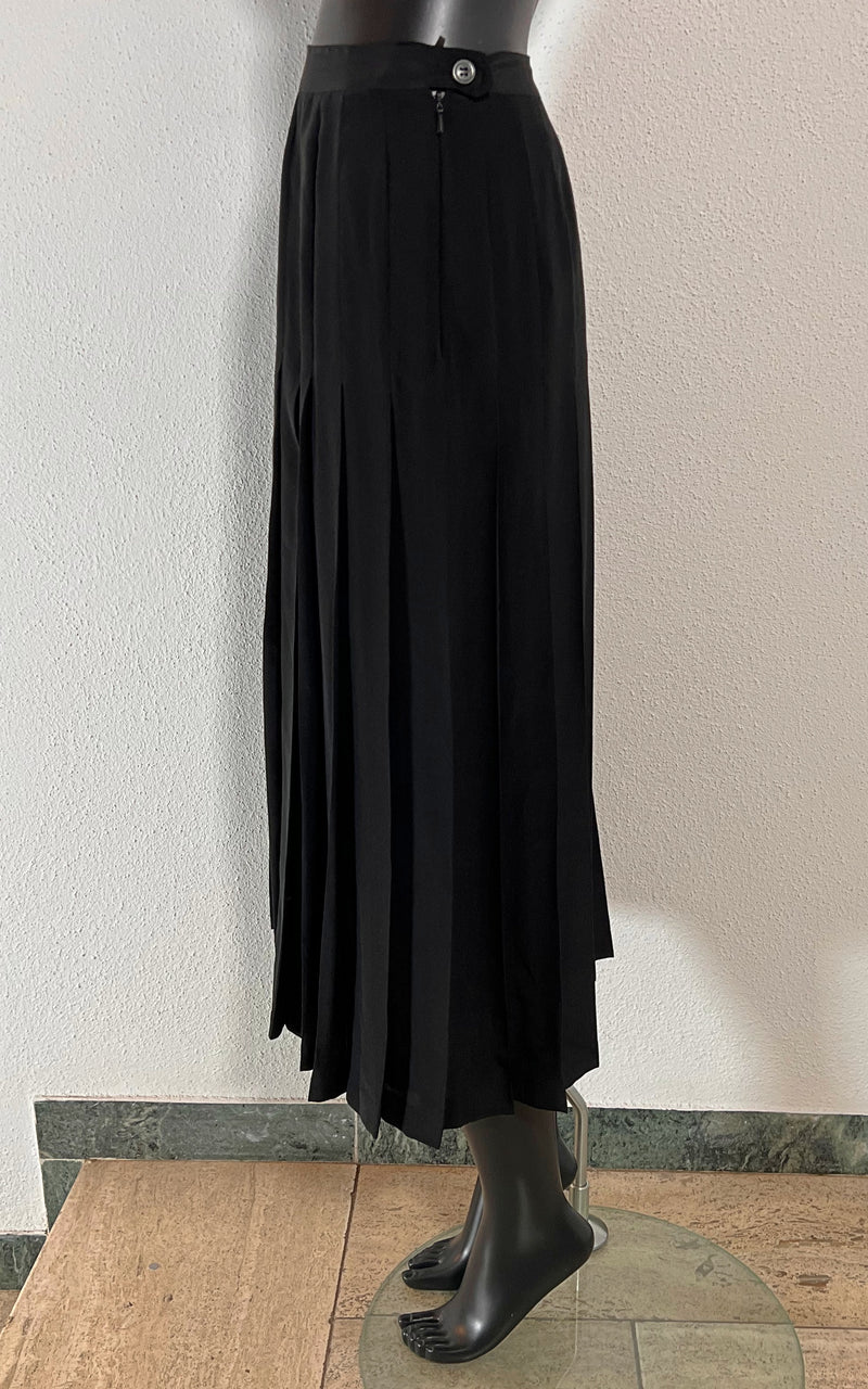 Vintage Pleated Silk Skirt