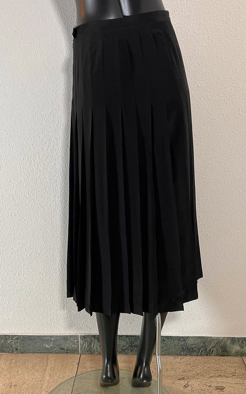 Vintage Pleated Silk Skirt