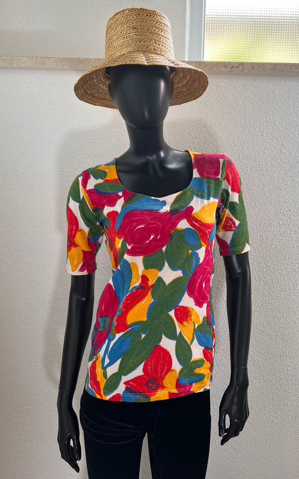 Vintage 90s Flower Top