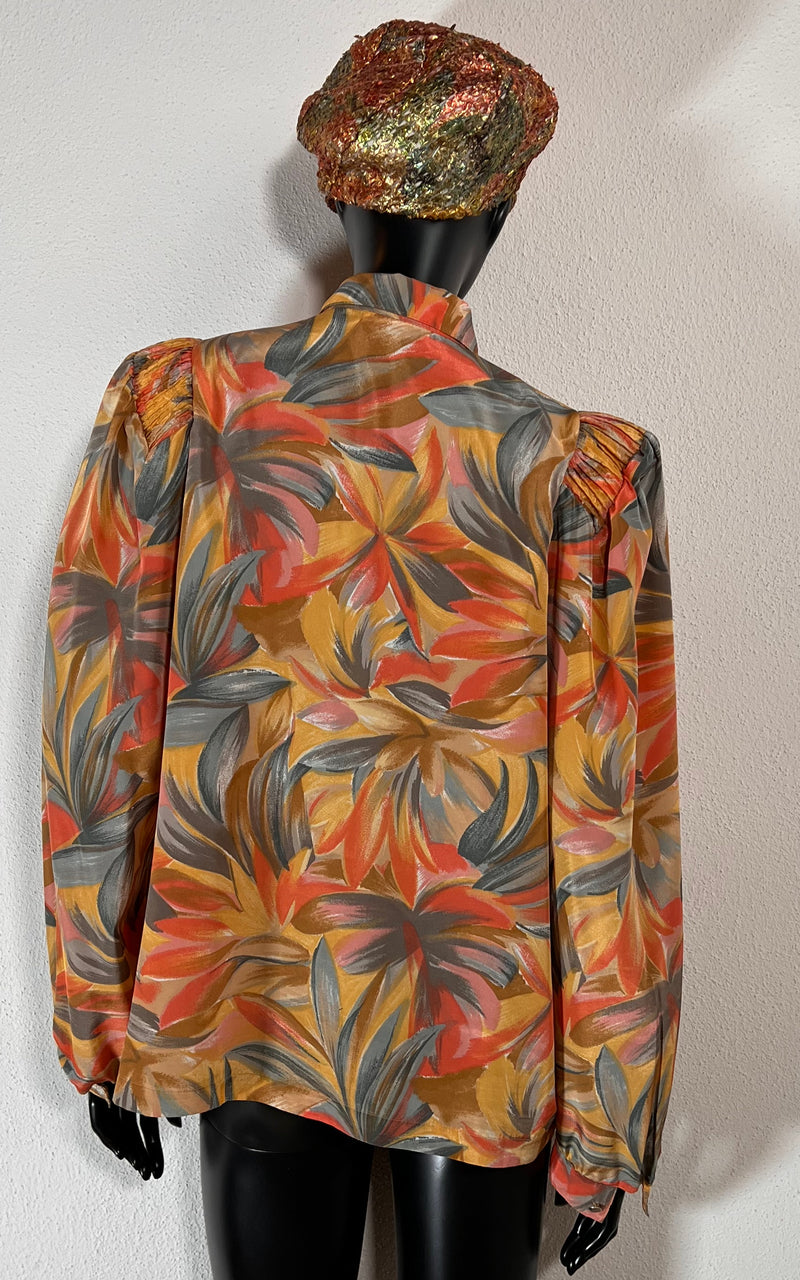 Vintage Crazy Pattern Blouse