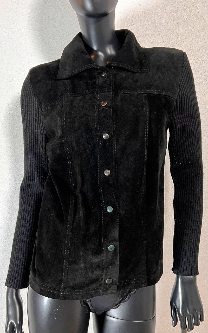 Vintage Suede Knit Shirt