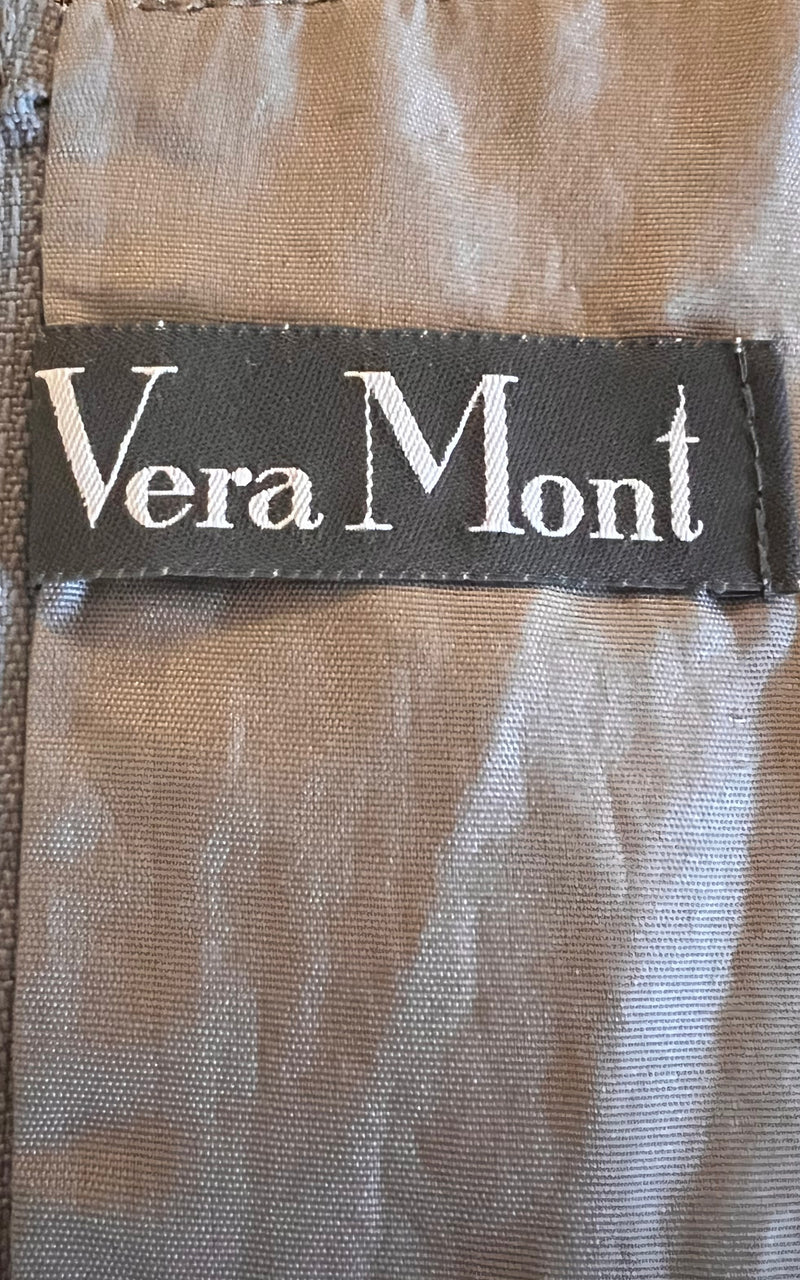 Vintage Silver Lame Vera Mont Bustier