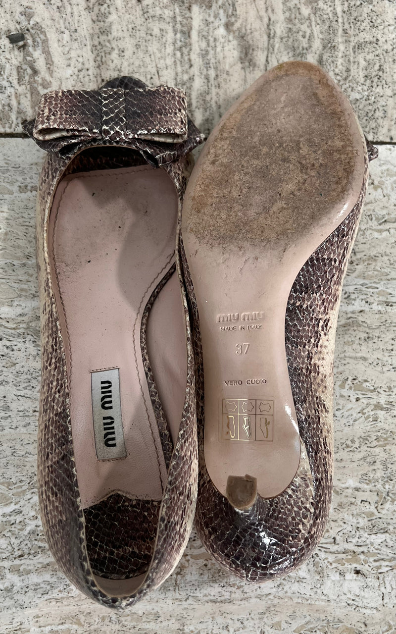 Vintage Miu Miu Kittenheels 37