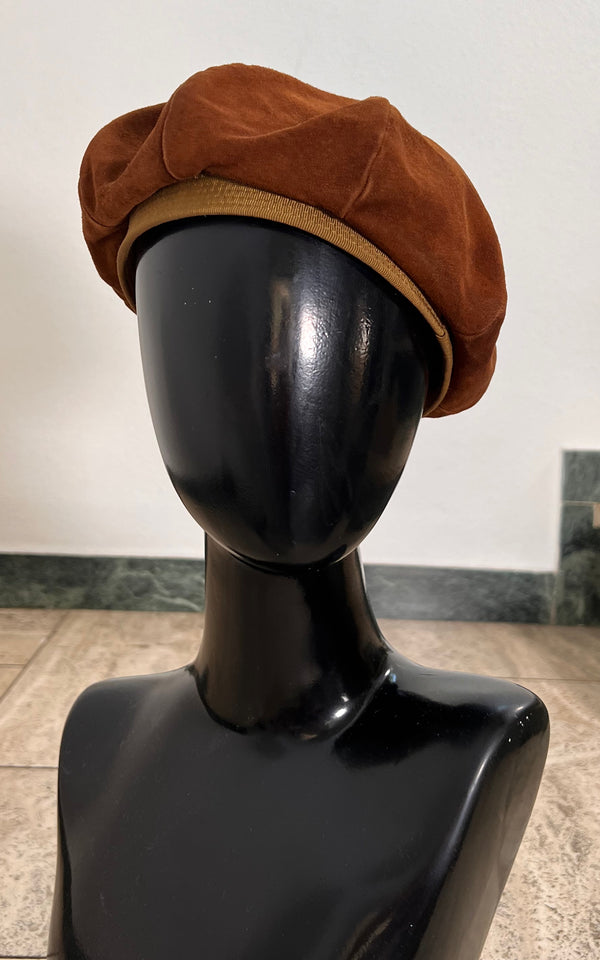 Vintage Suede Beret